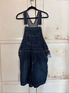 Dickies Indigo Denim Short Overalls